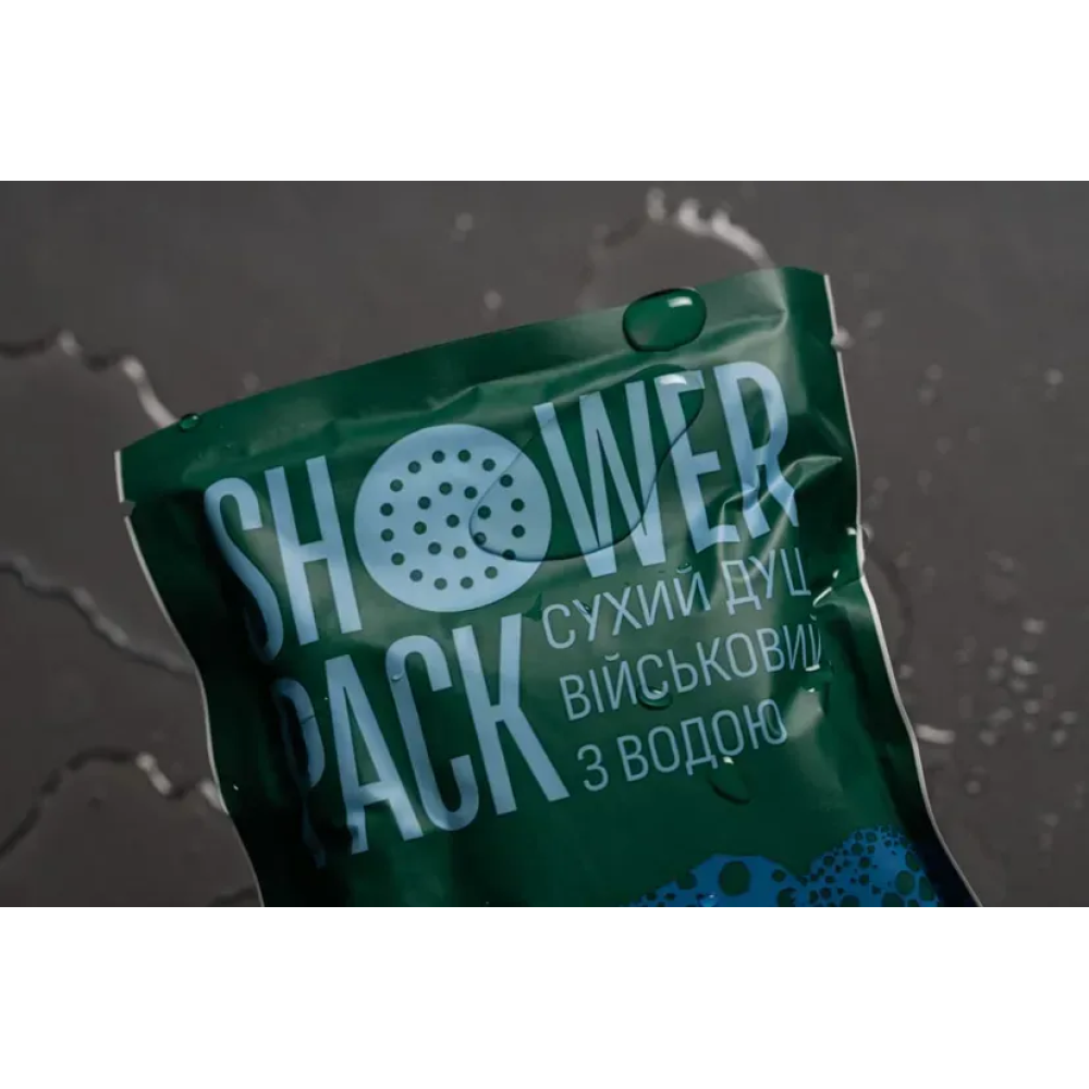Сухий душ військовий із водою Shower Pack