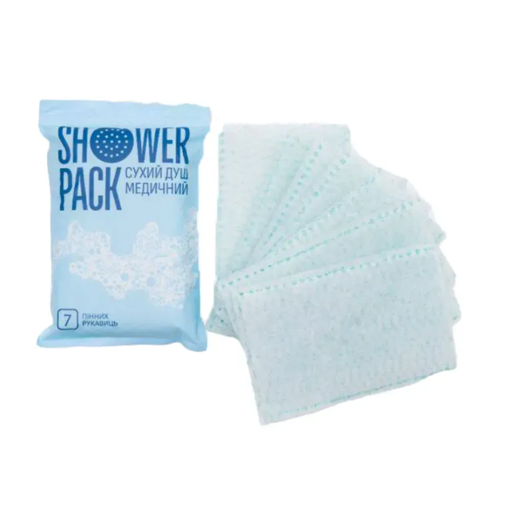 Сухий душ медичний Shower Pack (7 шт.)