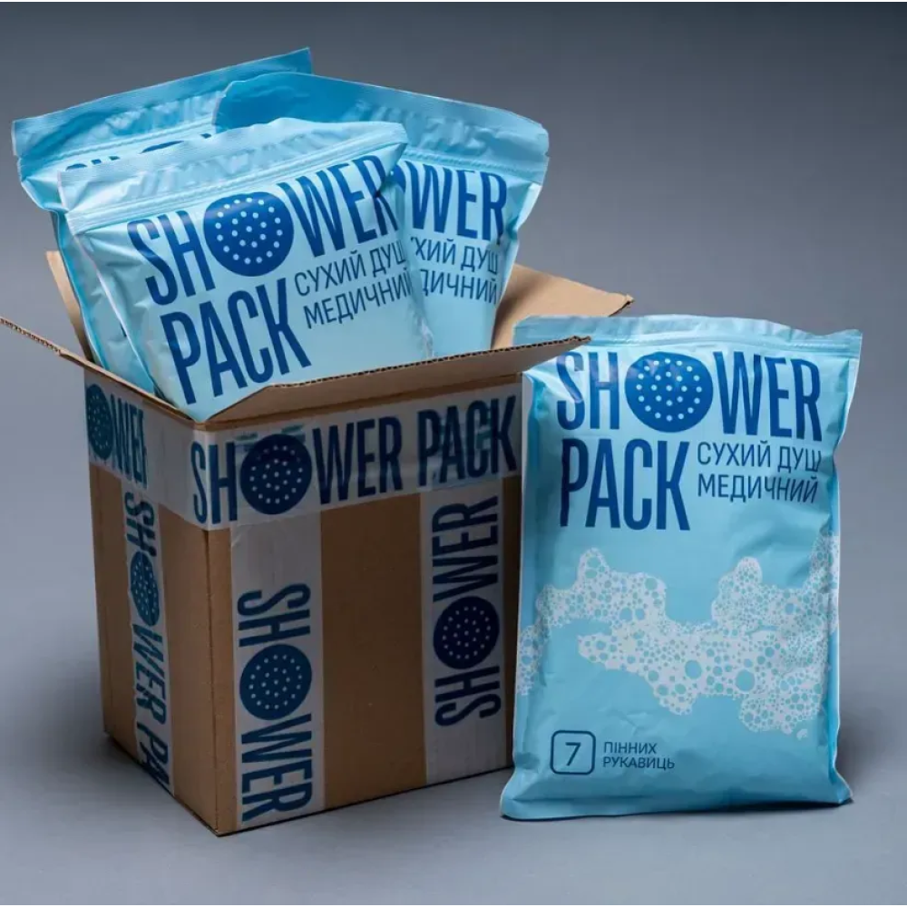 Сухий душ медичний Shower Pack (7 шт.)