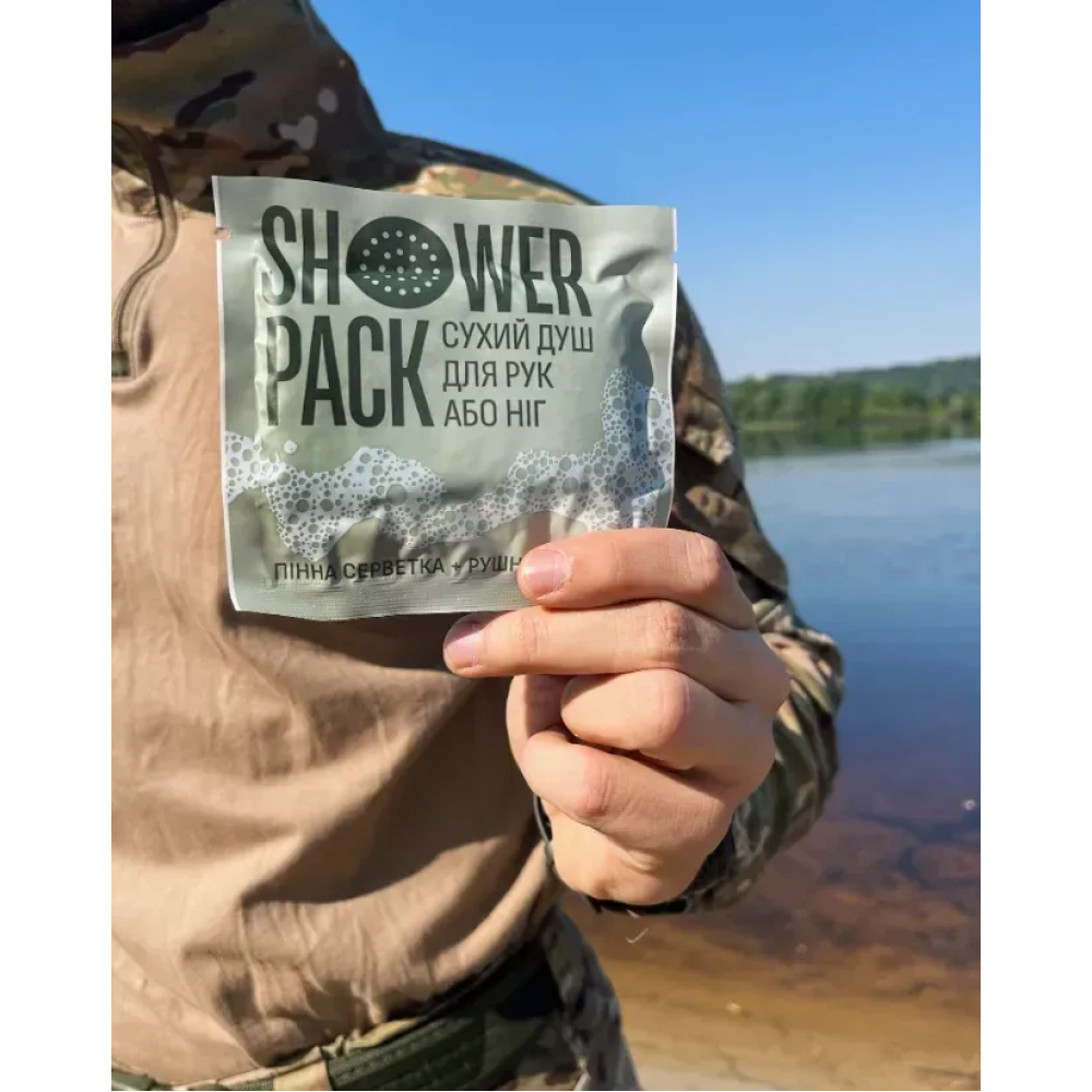 Сухий душ для рук або ніг (ГУРТ) 1000 шт. Shower Pack