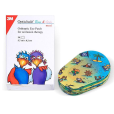 Оккулери, очні клейкі пов'язки (Кольорові) 3M Opticlude Maxi 5.7х8,0см