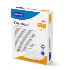 Пов’язка плівкова прозора з абсорбуючою подушечкою Cosmopor Transparent 10см х 12см