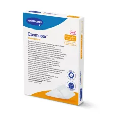 Пов’язка плівкова прозора з абсорбуючою подушечкою Cosmopor Transparent 5см x 7,2см (5 шт)