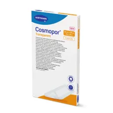 Пов’язка плівкова прозора з абсорбуючою подушечкою Cosmopor Transparent 10см х 20см (5 шт)