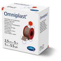 Пластырь фиксирующий текстильный Omniplast 2,5см х 5м