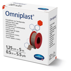 Пластир фіксуючий текстильний Omniplast 1,25см х 5м
