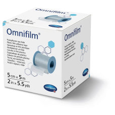 Пластир фіксуючий із прозорої плівки Omnifilm 5см х 5м