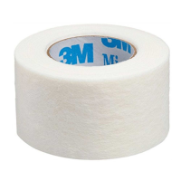 Пластырь на основе нетканой вискозы 3M Micropore 2,5см x 9,1м (Белый)