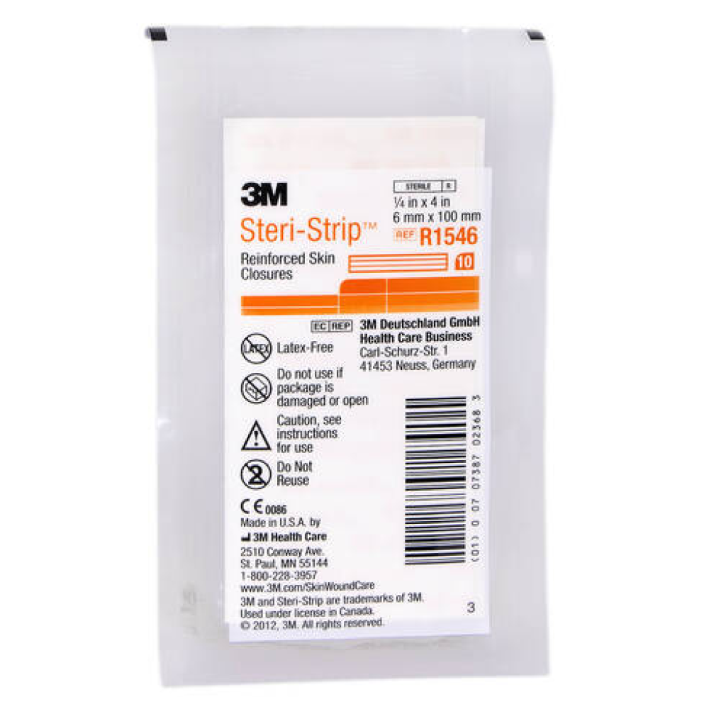 Стрічки для безшовного закриття ран 3M Steri-Strip R1546 6 мм х 100 мм