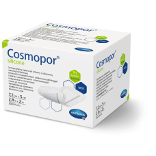 Абсорбирующая адгезивная силиконовая повязка Cosmopor Silicone 7.2см x 5см