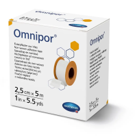 Пластырь фиксирующий из нетканого материала Omnipor 2,5см х 5м
