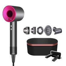Профессиональный фен для волос с 5 насадками и кейсом Medica+ Hair Pro Fuchsia