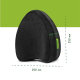 Ортопедична подушка для ніг і колін чорна (велюр) Comfort Night PMF 008-3 250х200х120