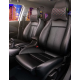 Автомобильный подголовник из экокожи красный Comfort Trip AMF 001-4 250x200x100