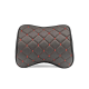 Автомобильный подголовник из экокожи красный Comfort Trip AMF 001-4 250x200x100