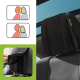 Автомобильный подголовник из искусственной замши черный Comfort Trip AMF 004-4 225х245х60