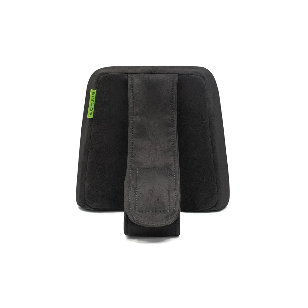 Автомобильный подголовник из искусственной замши черный Comfort Trip AMF 004-4 225х245х60