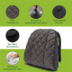 Автомобильный подголовник из экокожи красный Comfort Trip AMF 004-2 225х245х60