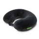 Подушка дорожня з кнопкою чорна Comfort Trip PMF 001-1 305x285x100