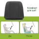 Автомобильный подголовник черный Comfort Trip AMF 004 225х245х60