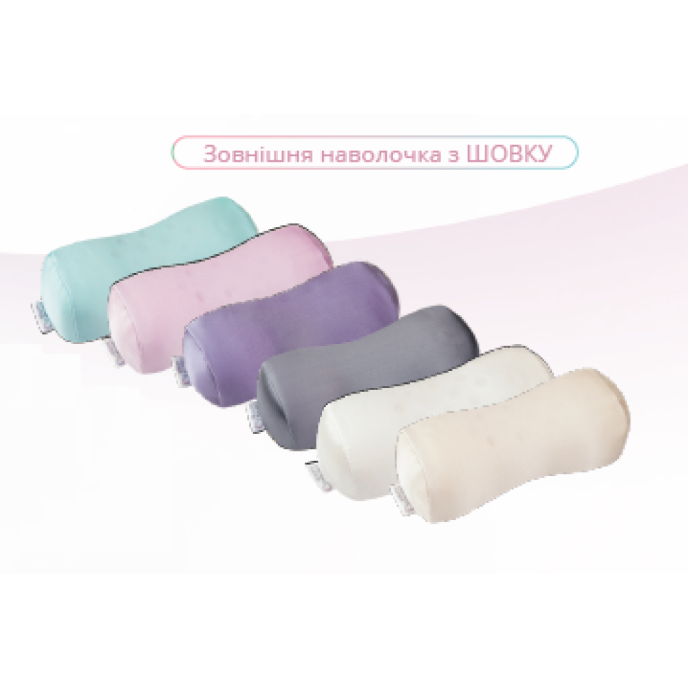 Ортопедична подушка під шию (шовк) Валик ТМ Beauty Balance