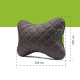 Автомобильный подголовник из экокожи красный Comfort Trip AMF 003-2 300x220x100