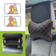 Автомобильный подголовник из экокожи красный Comfort Trip AMF 003-2 300x220x100
