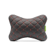 Автомобильный подголовник из экокожи красный Comfort Trip AMF 003-2 300x220x100