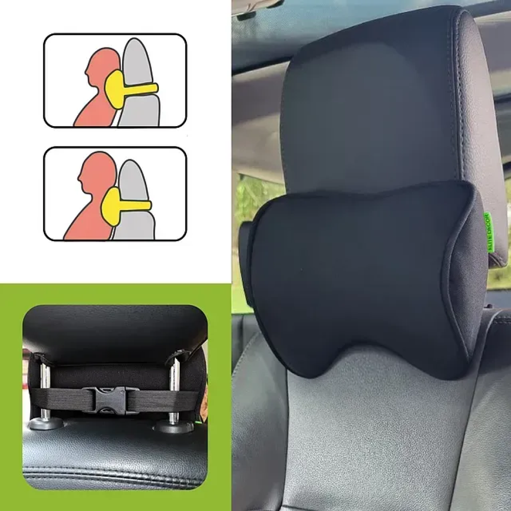 Автомобільний підголівник чорний Comfort Trip AMF 001 250х200х100
