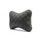 Автомобільний підголівник з екошкіри чорний Comfort Trip AMF 003-1 300x220x100