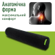 Подушка-валик чорний Comfort Trip PMF 003 550x100