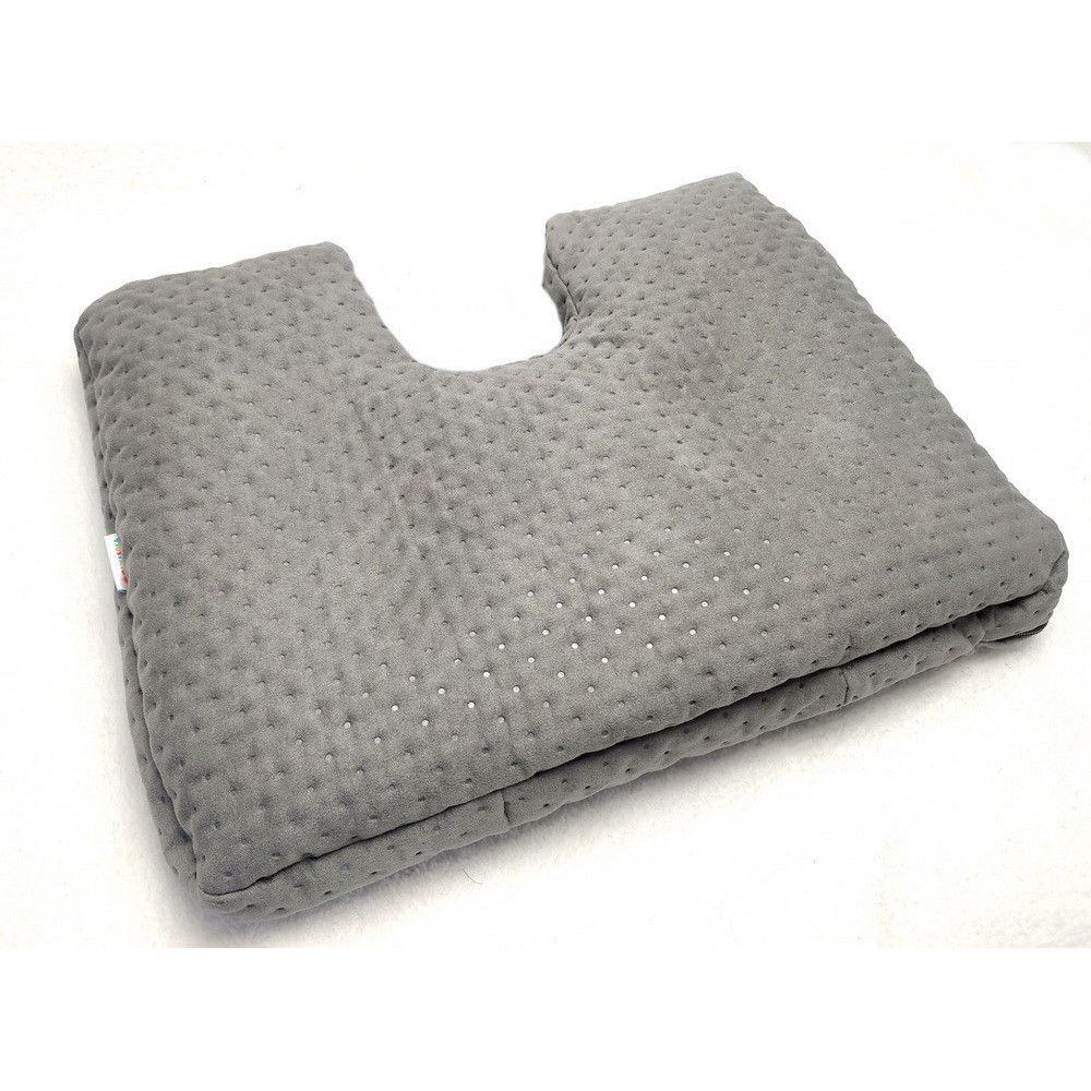 Подушка со специальным вырезом для людей с травмами копчика или геморрое Лежебока