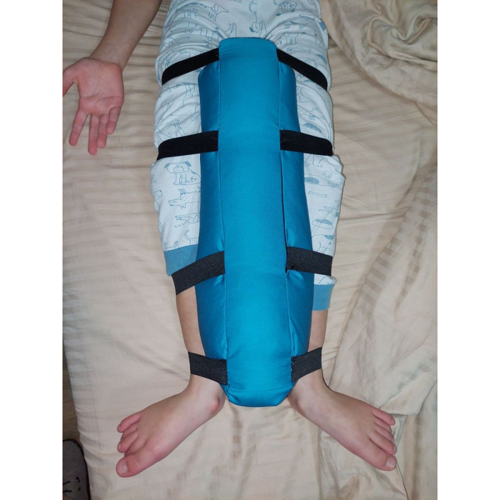 Подушка от скрещивания ног 33х21х8см Лежебока