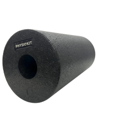 Масажний ролик Physiokit Foam Roller 15x30 см (Чорний)