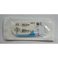 Хірургічна нитка Ethicon Пролен (Prolene) 3/0, довжина 75 см, кол. голка 22 мм, W8770