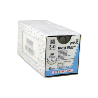 Хірургічна нитка Ethicon Пролен (Prolene) 3/0, довжина 90 см, 2 кол. голки 26 мм, W8522