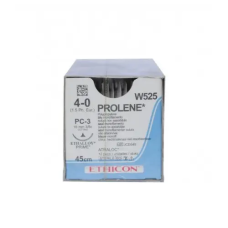 Хирургическая нить Ethicon Пролен (Prolene) 4/0, длина 45см, реж. игла 16мм, W525 (8634G)