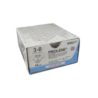 Хірургічна нитка Ethicon Пролен (Prolene) 3/0, довжина 45 см, звор-ріж. голка 26 мм, W8021T