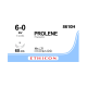 Хірургічна нитка Ethicon Пролен (Prolene) 6/0, довжина 60 см, 2 кол. голки 11 мм, W8597 (8610H)