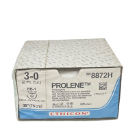 Хирургическая нить Ethicon Пролен (Prolene) 3/0, длина 75 см, кол. игла 17 мм, 8872H