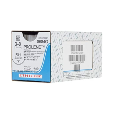 Хірургічна нитка Ethicon Пролен (Prolene) 3/0, довжина 45 см, звор-ріж. голка 26 мм, W8684G (W8684)