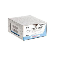 Хирургическая нить Ethicon Пролен (Prolene) 6/0, длина 45 см, реж. игла 16 мм, W8005T