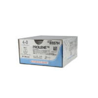 Хирургическая нить Ethicon Пролен (Prolene) 4/0, длина 90 см, 2 кол. иглы 17 мм, 8557H (W8557)
