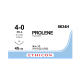 Хірургічна нитка Ethicon Пролен (Prolene) 4/0, довжина 45 см, ріж. голка 16 мм, 8634H (W8007T)