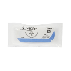 Хирургическая нить Ethicon Пролен (Prolene) 0, длина 100 см, кол. игла 40 мм, W8434