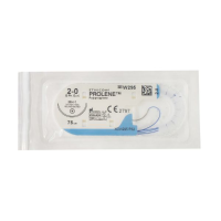 Хірургічна нитка Ethicon Пролен (Prolene) 2/0, довжина 75 см, кол. голка 31 мм, W295