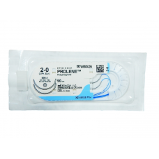 Хірургічна нитка Ethicon Пролен (Prolene) 2/0, довжина 90 см, 2 кол. голки 31 мм, W8526