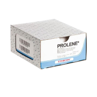 Хірургічна нитка Ethicon Пролен (Prolene) 7/0, довжина 60 см, 2 кол. голки 9,3 мм, W8704