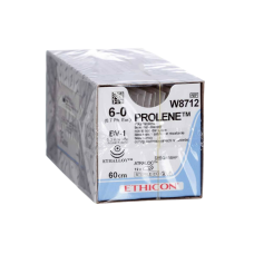 Хирургическая нить Ethicon Пролен (Prolene) 6/0, длина 60 см, 2 кол. иглы 9,3 мм, W8712 (8805H)
