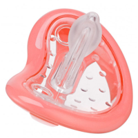 Набор соска + контейнер для хранения Curaprox Babysoother coral/0 (Коралловый цвет) (0-7 месяцев)